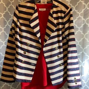 Cabi jacket Calvin Klein matching blouse